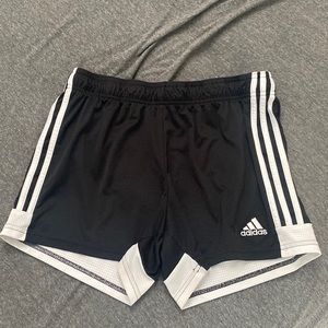 Adidas black athletic shorts